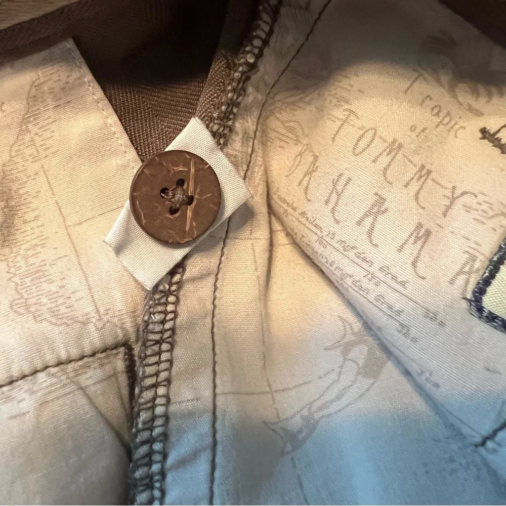 Tommy Bahama size 35 green silk shorts - Picture 10 of 10